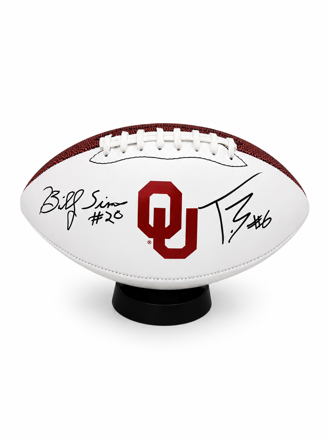 Billy Sims/Tory Blaylock Autographed OU Football