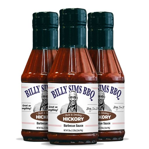 Billy Sims BBQ Hickory Sauce - 3 Pack