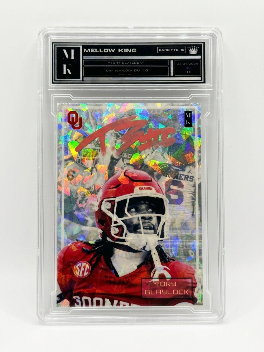 Tory Blaylock Limited Edition player card 1 of 10 Version 2