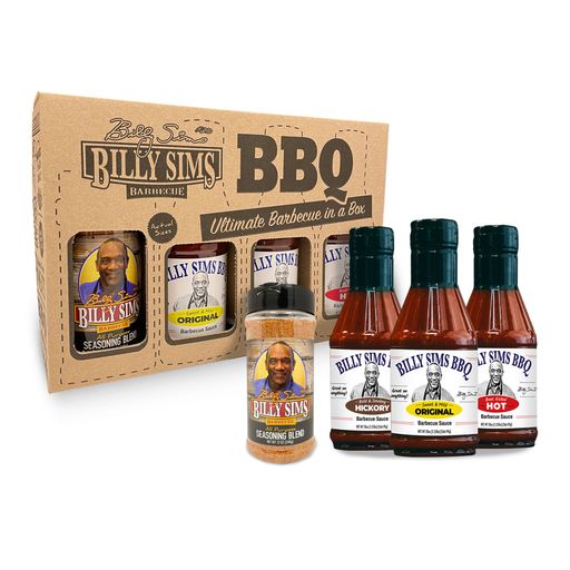 Billy Sims BBQ variety 3 pack BBQ Sauce & All Purpose Seasoning