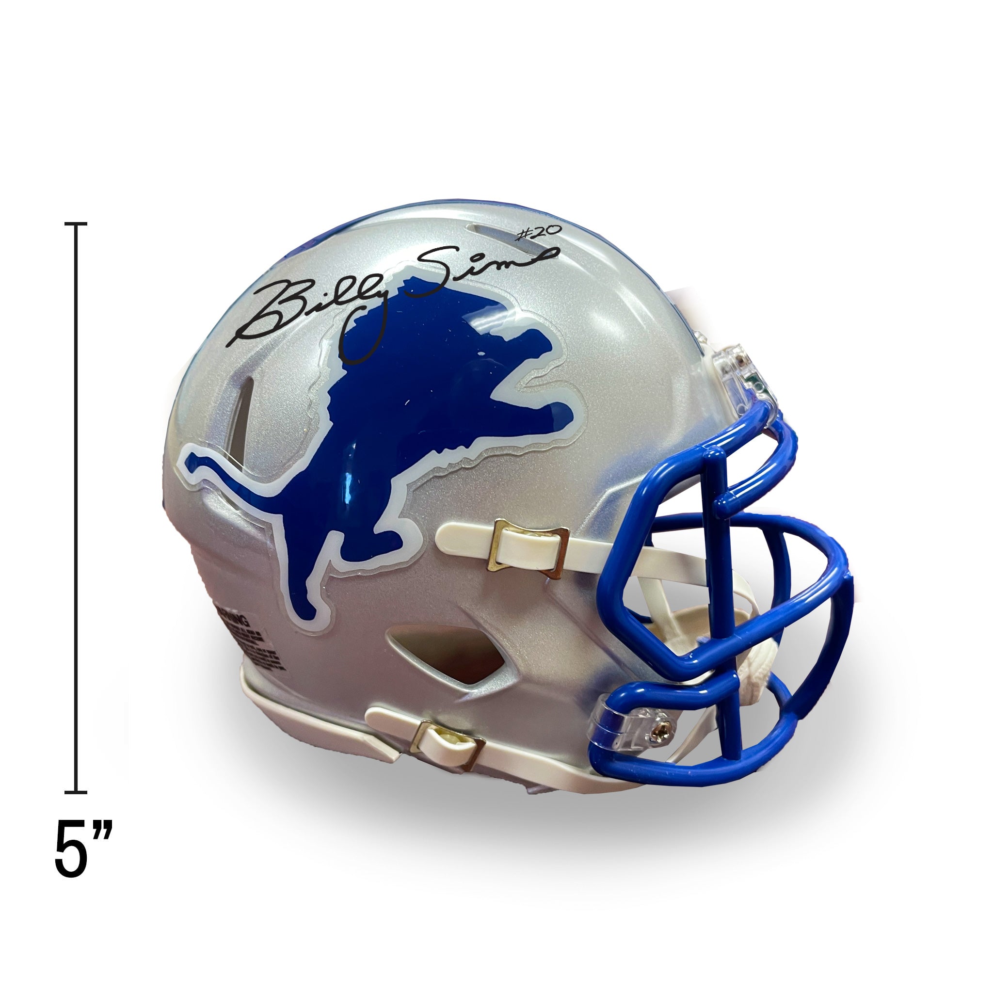 detroit lions mini football helmets Billy Sims Detroit Lions Mini Helmet – Billy Sims BBQ