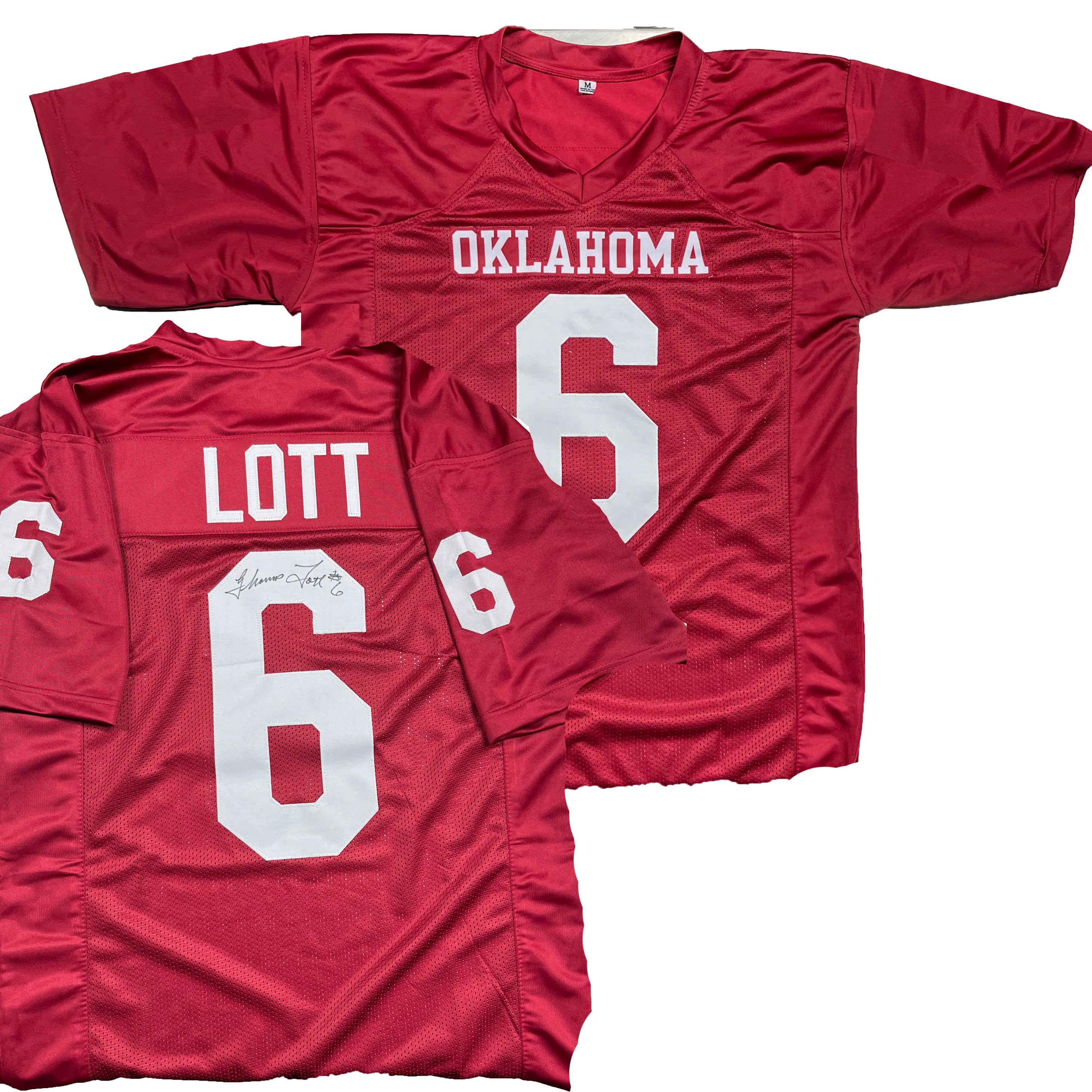 Thomas Lott Autographed College Jersey